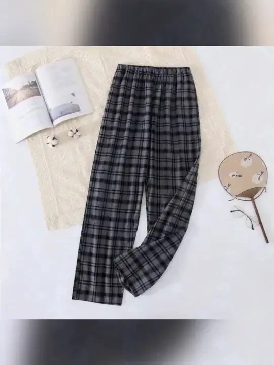 80-300斤春夏新款大码格子睡裤男女宽松舒适休闲家居裤简约可外穿#大码睡裤 #春夏新款 #格子睡裤 #休闲家居裤 #可外穿