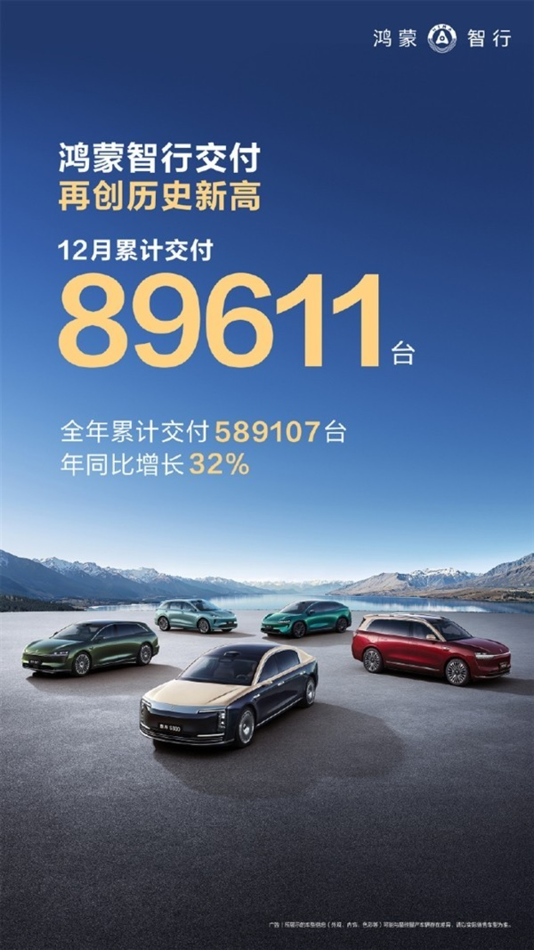 鸿蒙智行2025年交付近59万台,五界协同开启智能出行新纪元