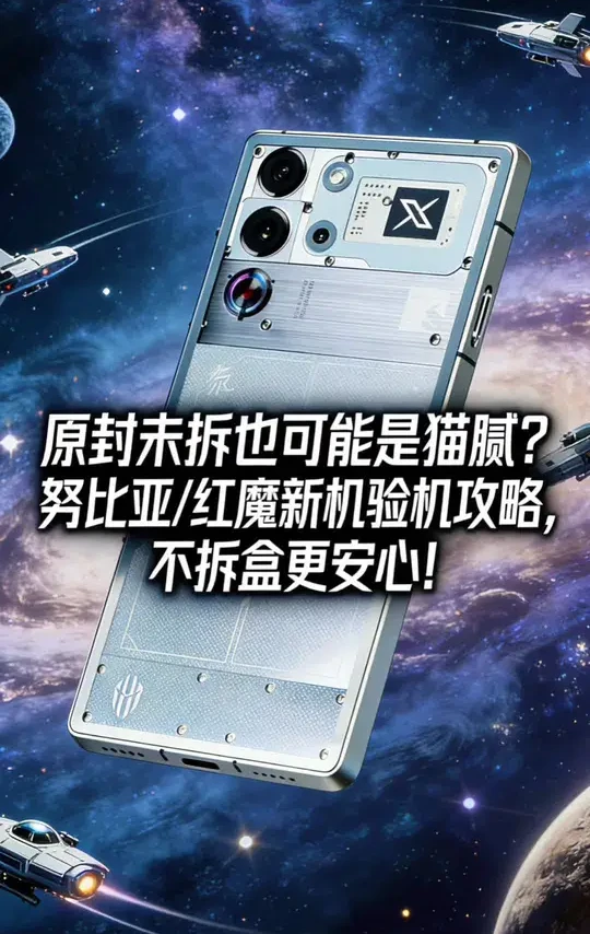 原封未拆也可能是猫腻?努比亚/红魔新机验机攻略,不拆盒更安心!#红魔11pro#红魔10pro#努比亚z80ultra#努比亚z70ultra#实名核对