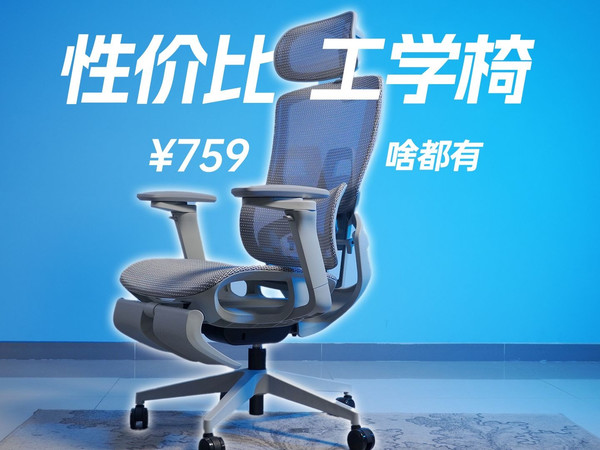 不到800块！性价比入门首选人体工学椅！乐瓦ENOVA智慧家pro人体工学椅体验