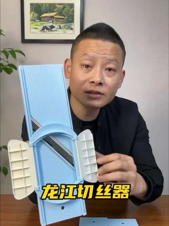 切肉片？这个切丝器真的好用吗？ #切丝器 #擦丝器 #切菜器