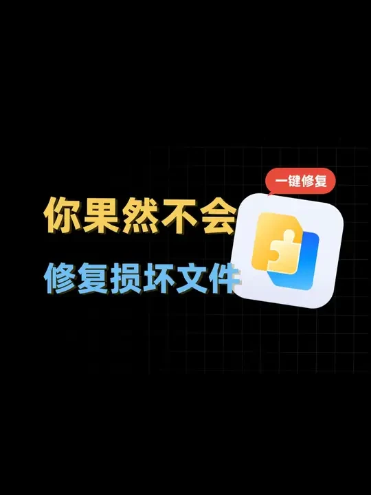 文件损坏别急着删！这款“数据修复黑科技”真能起死回生？ #文件修复 #软件应用 #电脑知识 #科技 #文件乱码