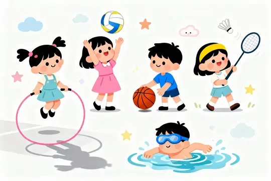 儿童运动 | 体育锻炼，快乐成长🌟