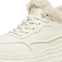 TATA2025冬加绒厚底女板鞋深度评价