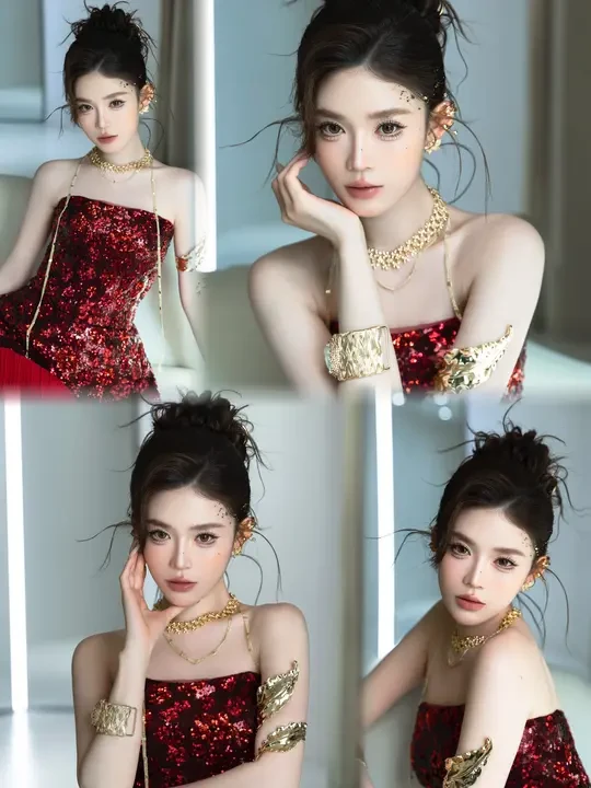 女明星既视感的礼服造型～🌟