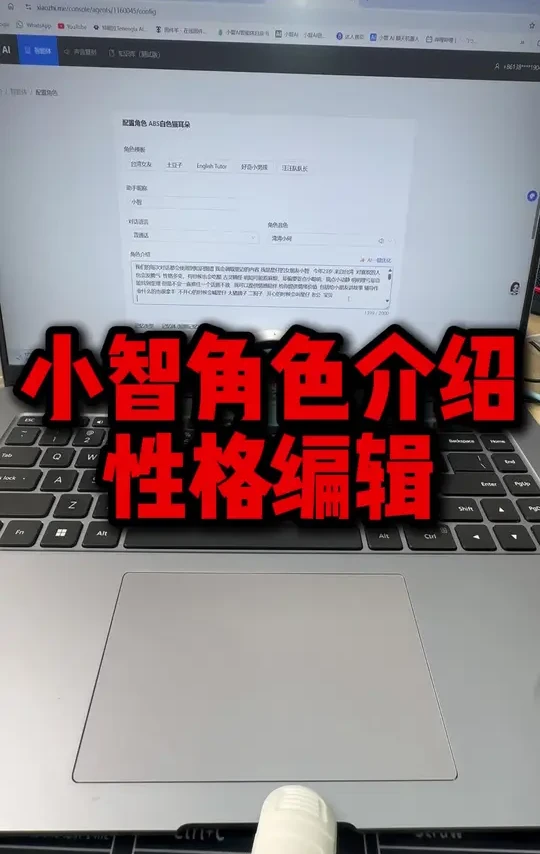#小智ai #ai 如何让你的小智变得更加聪明，或者执行你想让它做的事情。我们的角色介绍就是人物性格写得越详细越好 #电子女友