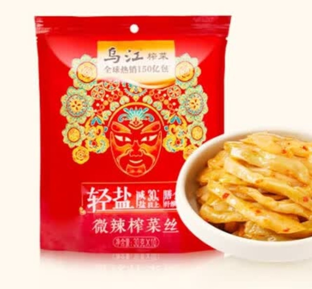 乌江微辣榨菜丝：一口入魂，配饭零食两相宜！