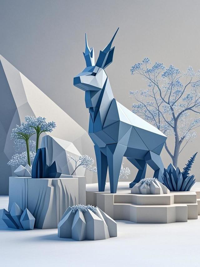 艺术风格分享④『低多边形LOW POLY』