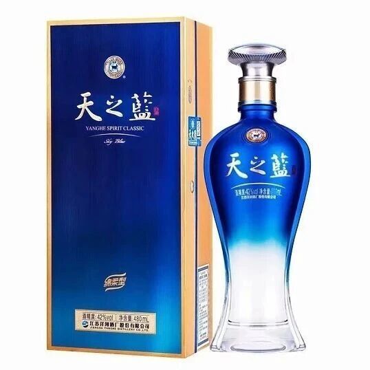 酒价：洋河酒天之蓝42度售价一瓶多少钱？