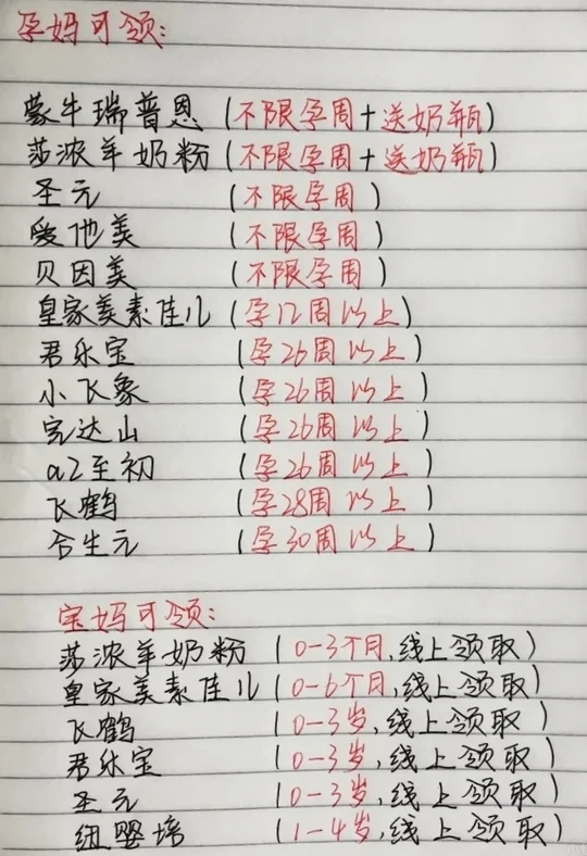 国补奶粉更新！教程出来了！有你想领的吗？