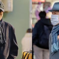 冬天出门佩戴帽子、系围巾，保暖时髦有腔调，带来不失风度的造型