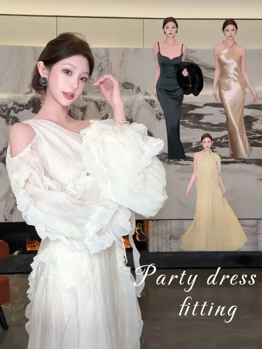 当姐妹们说聚会不知道穿什么？我：这6套拿去 #礼服分享