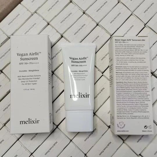 melixir素食空气感防晒霜太顶了！伪素颜防晒