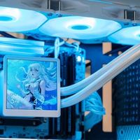 桌搭党狂喜！Qube 540机箱&冰神B360 LCD水冷装机体验