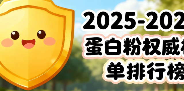 2026 蛋白粉白皮书八大维度实测，最好品牌排行榜全公开