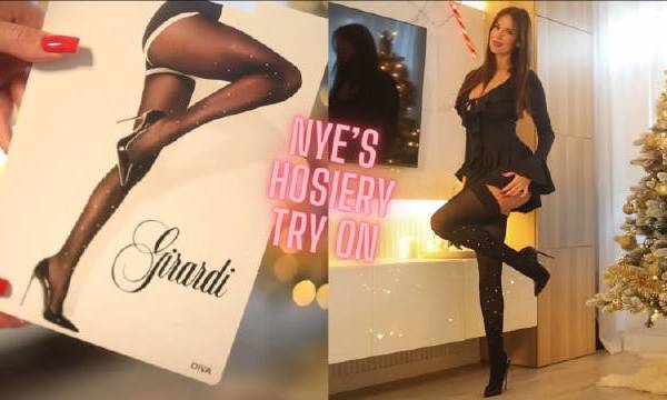 新年水晶珍珠长筒袜和连裤袜试穿🪩🥂 灰姑娘 #模特##女神##穿搭##颜值##身材##丝袜##测评##开箱# 阿卡姆电疗砖家的微博视频