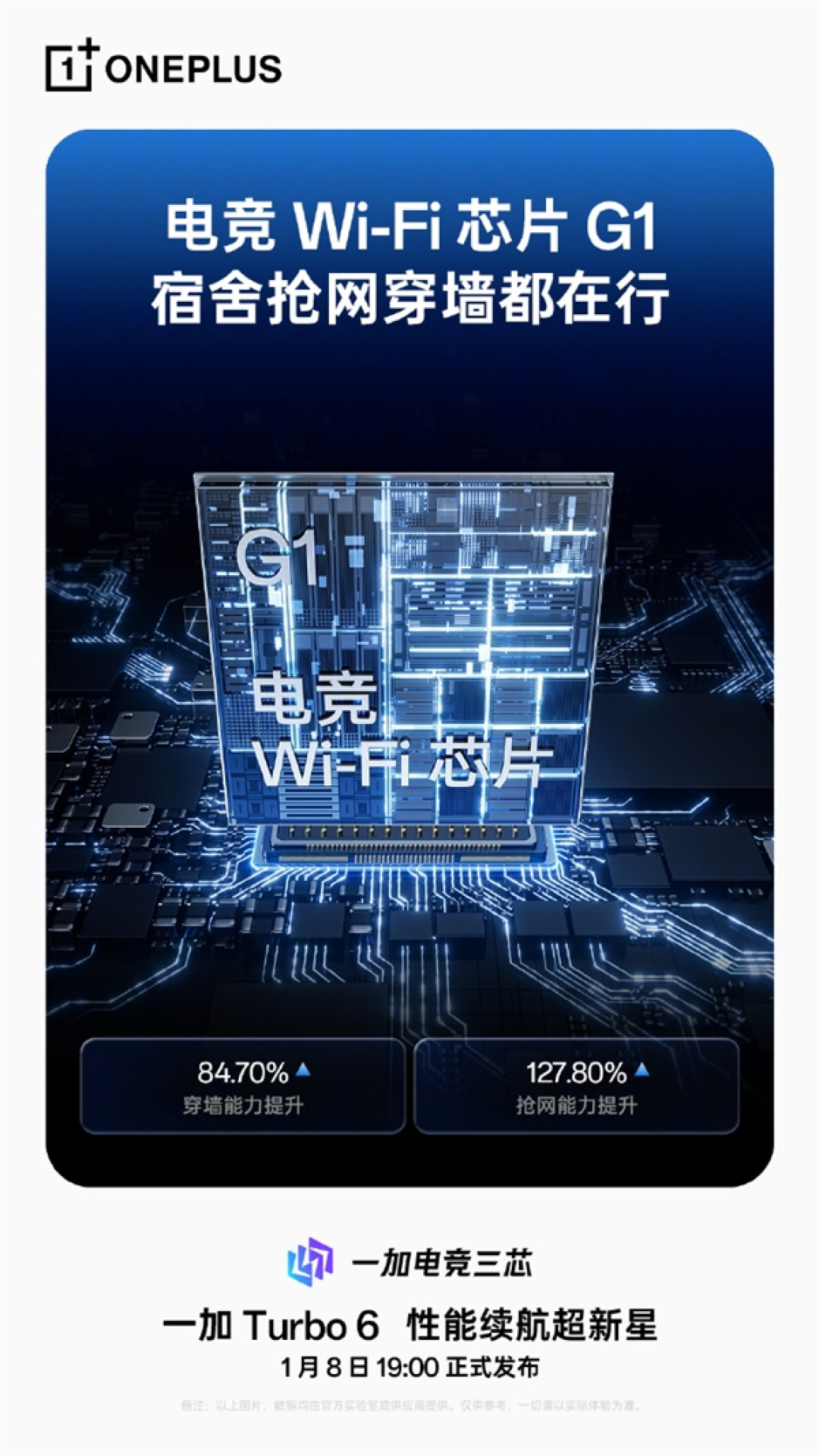 告别宿舍网络卡顿!一加Turbo 6电竞三芯加持 穿墙能力狂升84.7%