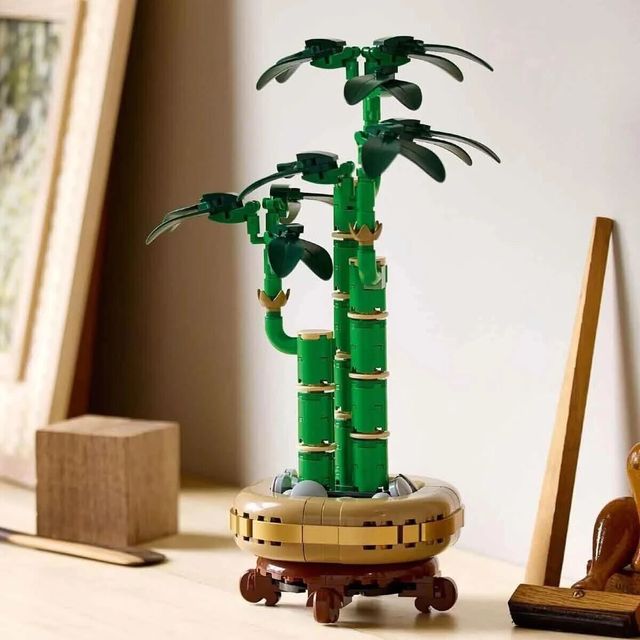 富贵逼人发发发！LEGO/乐高 Lucky Bamboo富贵竹10344 亚马逊自营款特价仅19欧！去不了花市可以买一株永不干枯的富贵竹摆在家里啊！