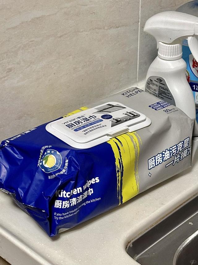 这款厨房湿巾擦完即扔，清洁变得超省心～