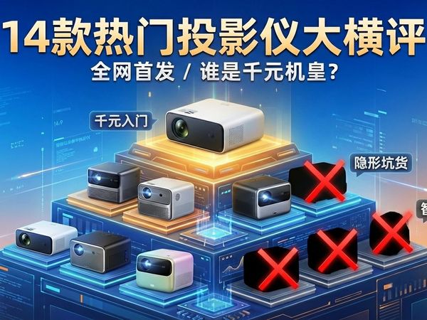 【投影仪】600元vs1200元：千元内投影仪的真实差距在哪里？2026投影仪避坑指南：14款热门机型一图看懂