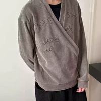 TZ killer灰色V领卫衣｜松弛感与高级感双在线的本命上衣✨