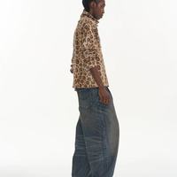 潮男秋冬氛围感密码，被BLINDNOPLAN这件豹纹印花POLO狠狠拿捏了