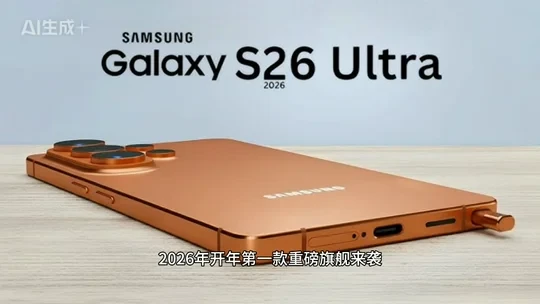 万元机皇驾到!三星GalaxyS26Ultra外观大改