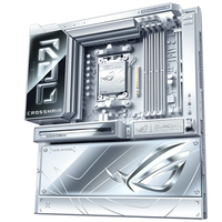 华硕ROG Crosshair X870E Glacial旗舰主板曝光：全白设计颜值无敌