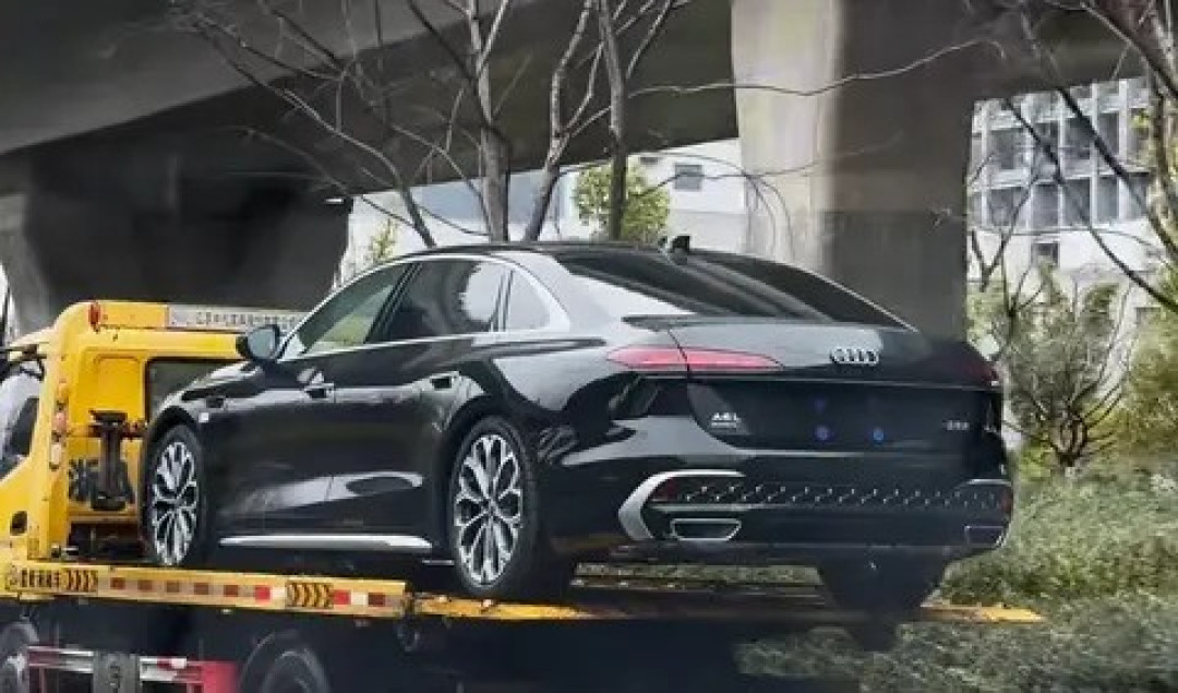 全新一代奥迪A6L实车曝光,1月15日即将发布