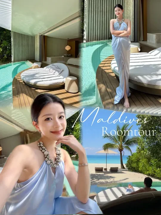 马尔代夫丽思卡尔顿·沙屋Roomtour🏝️