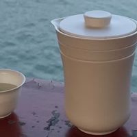 便携旅行茶具：一壶两杯，一体收纳，双层隔热