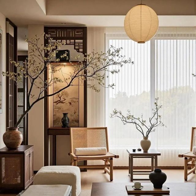 一室清雅，半生禅意｜新中式软装搭配方案，把东方美学搬进家