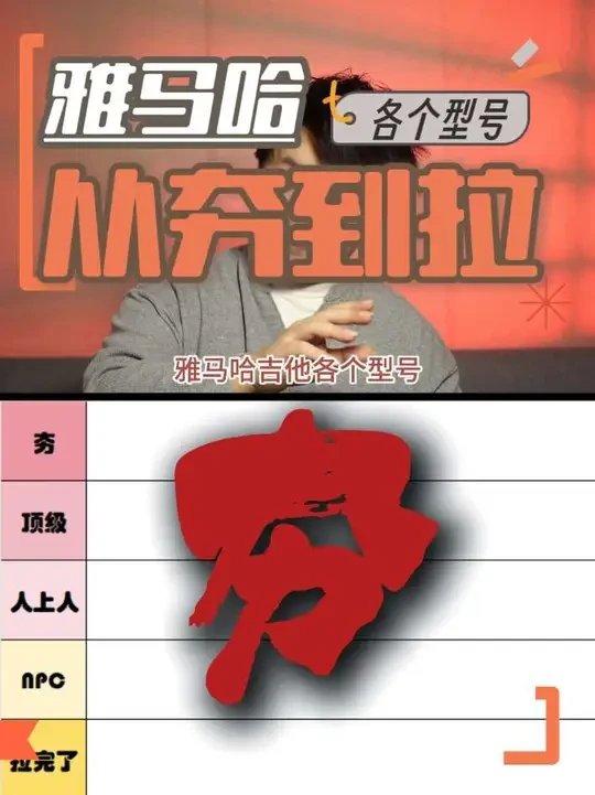 雅马哈国产及入门型号，从夯到拉大排行～#雅马哈吉他#从夯到拉