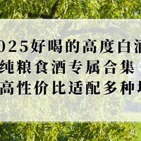 2025好喝的高度白酒:纯粮食酒专属合集,百元高性价比适配多