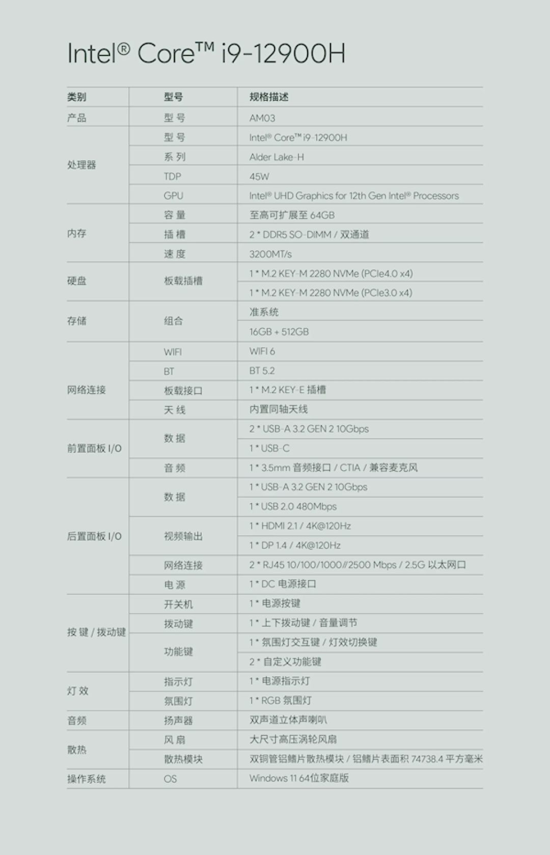 AYANEO艺术级Mini PC AM03发布:i9-12900H 准系统2699元起