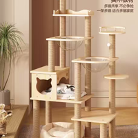 🤩实木猫跳台 + 猫抓板，猫咪用品一站式搞定猫主子的乐园😻