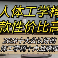 人体工学椅哪款性价比高？十大公认好用的人体工学电脑椅品牌推荐