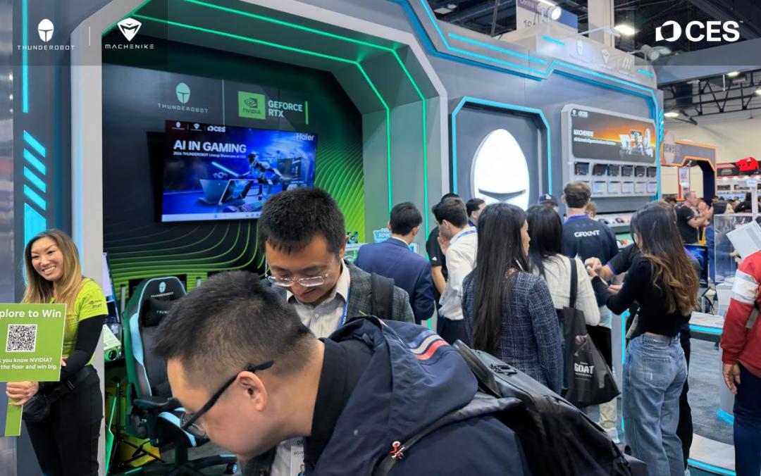 雷神科技CES 2026:旗舰游戏本雷神ZERO Air双满血首秀