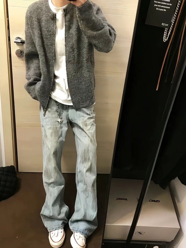 韩系混搭美式休闲穿搭