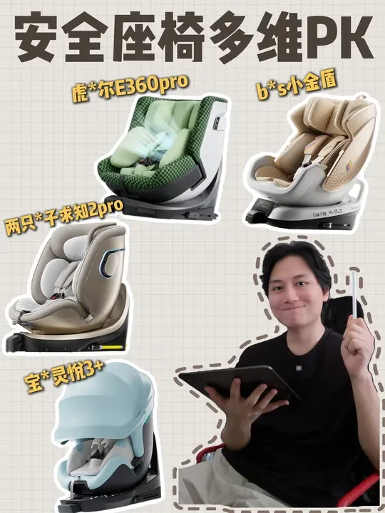 四款热门安全座椅多维pk（真实试用分享）