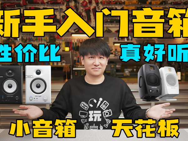 新手入门音箱推荐！低投入，高回报！不踩坑！音质好！性价比高！小音箱天花板！百灵达TRUTH3.5/ADAM D3V【玩给你看】