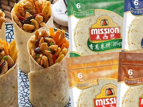 麦西恩多味卷饼270g*3袋：常温营养早餐首选