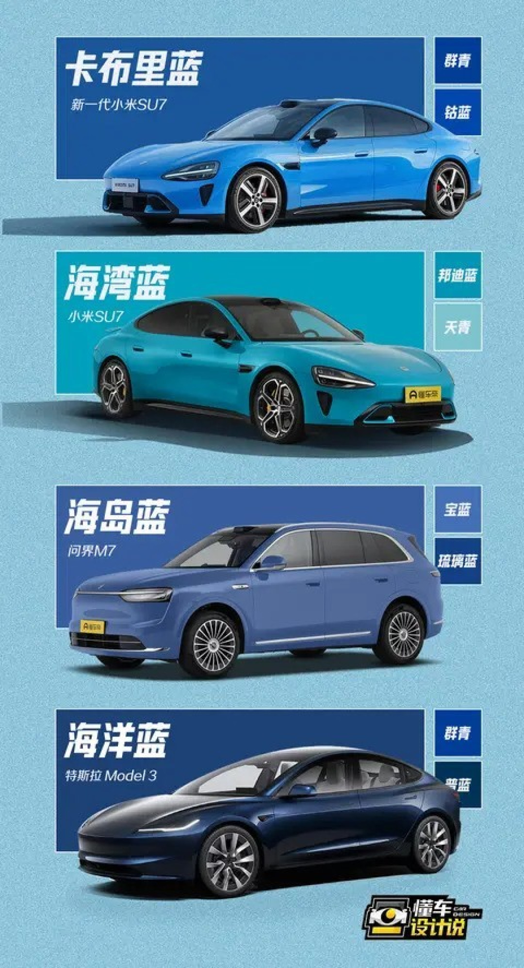 小米SU7新色卡布里蓝亮相,诠释意式美学与品牌进化
