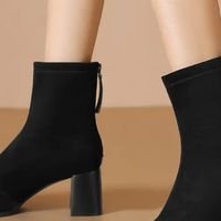 冬日穿搭本命靴！ZHR法式加绒短靴承包我的精致感