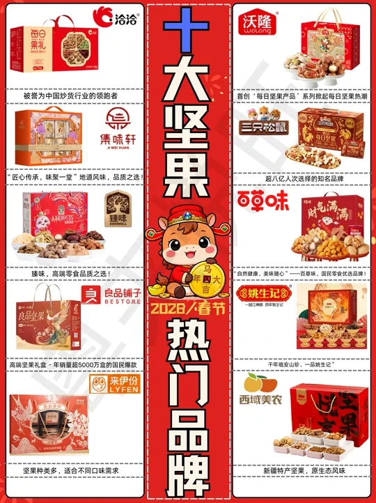 2026新年十大坚果热门品牌 不要再盲选了‼️