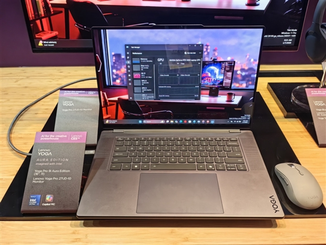 联想YOGA Pro 16 Aura AI元启版发布:3.2K双层OLED屏 亮度1000尼特