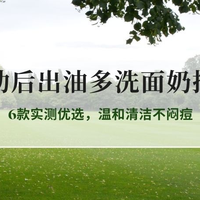 2026运动后出油多控油氨基酸洗面奶排名：6款实测优选，温和