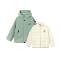 PUMA新款儿童羽绒服两件套，承包娃整个冬天的温暖与帅气✨