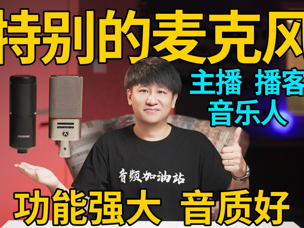 两款设计特别麦克风 !功能强大,音质好!搞定各种录音需求!舒尔SM4/奥世声OC818【音频加油站】