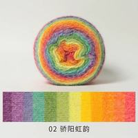 如意鸟轻岚彩虹棉编织笔记：治愈感拉满的渐变手作时光🌈